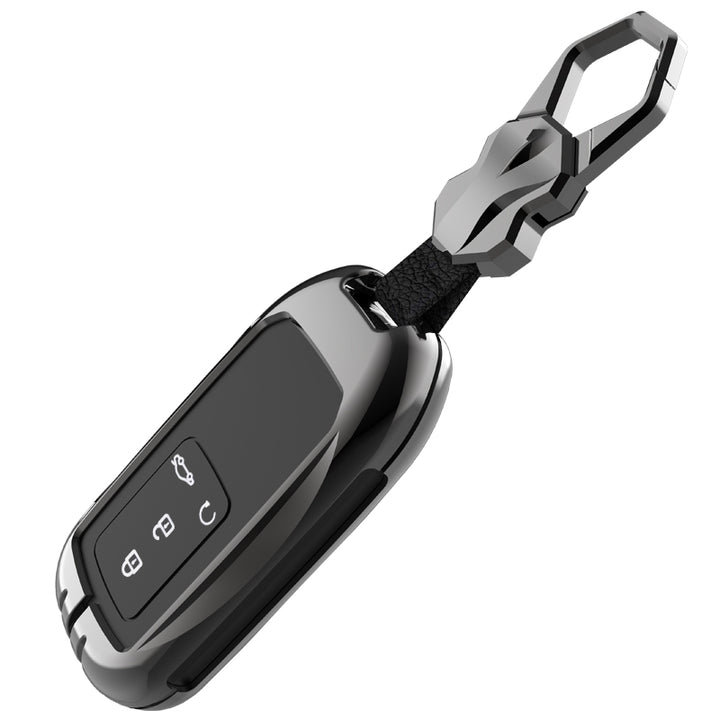 Hondaホンダ専用 キーケース ホンダキーカバー テップワゴン アコード ヴェゼル グレイス フィット ジェイドなど 落下/傷防止 高級本革/TPU/亜鉛合金