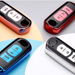 Mazdaマツダ専用キーケース 軽量 高級素材 全面保護キーカバー キーホルダー