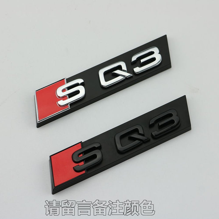 アウディカーステッカーS3S4 S5 S6 SQ3 SQ5 SQ7 RS3RS4修正セルラーネットワークカーロゴ