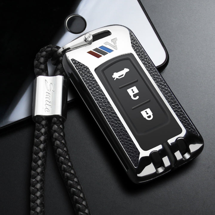 三菱 スマートキーケース キーカバー キーホルダー キーケース フィット リモコン用 汚れ、傷防止