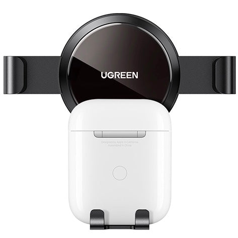 スマホホルダー オシャレ 重力式自動開閉 エアコン吹き出し口用 片手操作 全機種 車