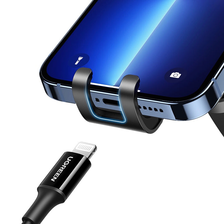スマホホルダー オシャレ 重力式自動開閉 エアコン吹き出し口用 片手操作 全機種 車