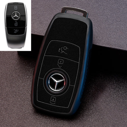 ベンツBenz専用キーケース 贅沢スエード 高級感 おしゃれ 全面保護 キーカバー
