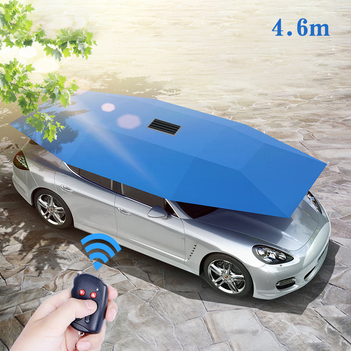 自動収納 サンシェード 傘式 ソーラー充電リモコン 電動 取付簡単 汎用