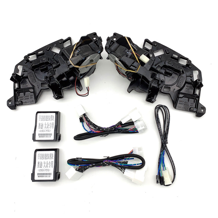 アウディA3S3 A4L A5 Q5 Q3 Q2LQ5L電動折りたたみ式リアビューミラーミラーに適しています