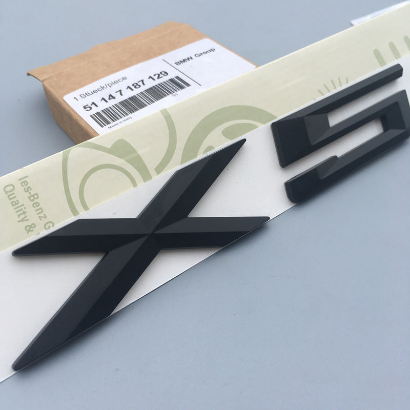 BMW Mエンブレム バッチ ロゴX1X3 X5 X6GTワードマークGTシリーズXシリーズリアラベルBMWリアラベル