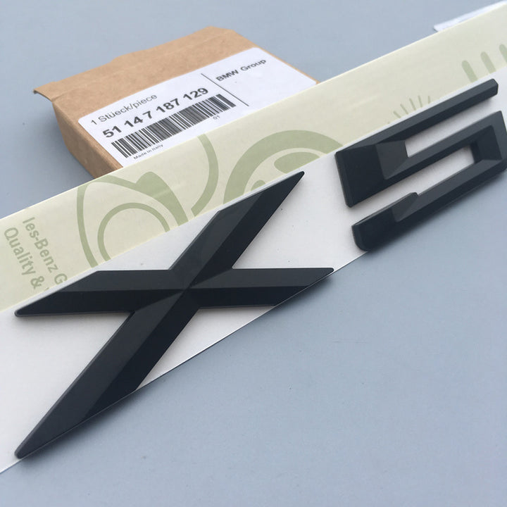 BMW Mエンブレム バッチ ロゴX1X3 X5 X6GTワードマークGTシリーズXシリーズリアラベルBMWリアラベル