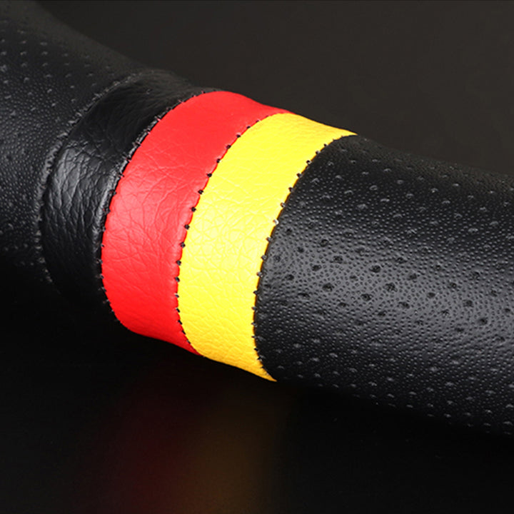 PORSCHE ポルシェ 高級品 ハンドルカバー 本革製 Cayenne /Macan /Panamera 38CM