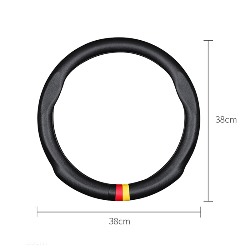 PORSCHE ポルシェ 高級品 ハンドルカバー 本革製 Cayenne /Macan /Panamera 38CM