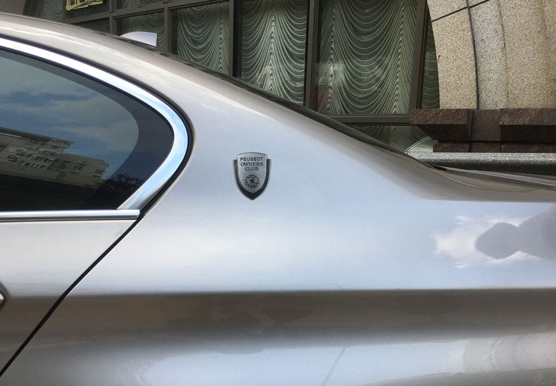 プジョー 308 408 508L 4008 5008 装飾 エンブレム 金属ステッカー ボディステッカー リア ウィンドウテールステッカー