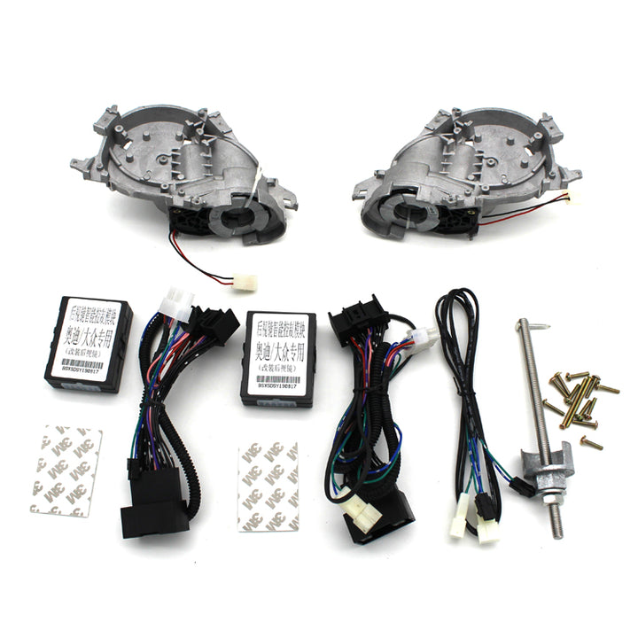 アウディA3S3 A4L A5 Q5 Q3 Q2LQ5L電動折りたたみ式リアビューミラーミラーに適しています
