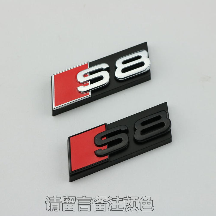 アウディカーステッカーS3S4 S5 S6 SQ3 SQ5 SQ7 RS3RS4修正セルラーネットワークカーロゴ