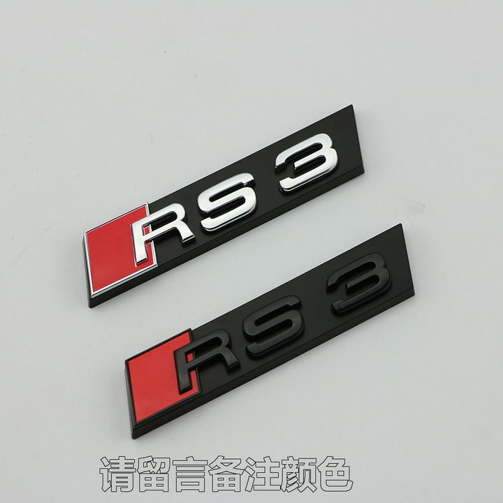 アウディカーステッカーS3S4 S5 S6 SQ3 SQ5 SQ7 RS3RS4修正セルラーネットワークカーロゴ