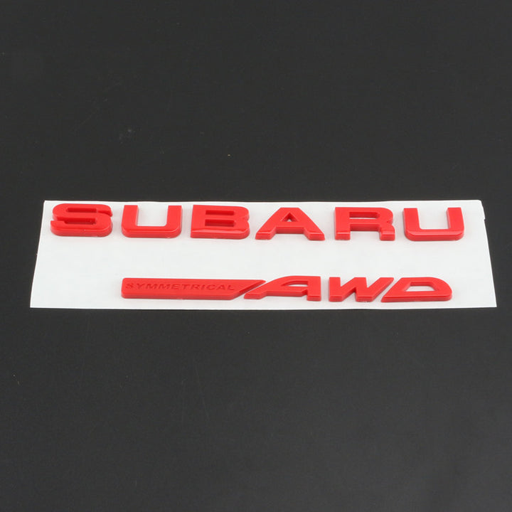 スバル SUBARU AWD (純正) ステッカー エンブレムフィルム T6 グレードエンブレム