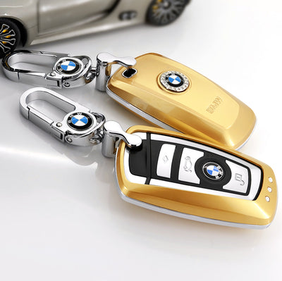 BMW専用キーケース 高級合金 耐摩耐久 フィット感抜群 全面保護 軽量 防水防塵 キーカバー