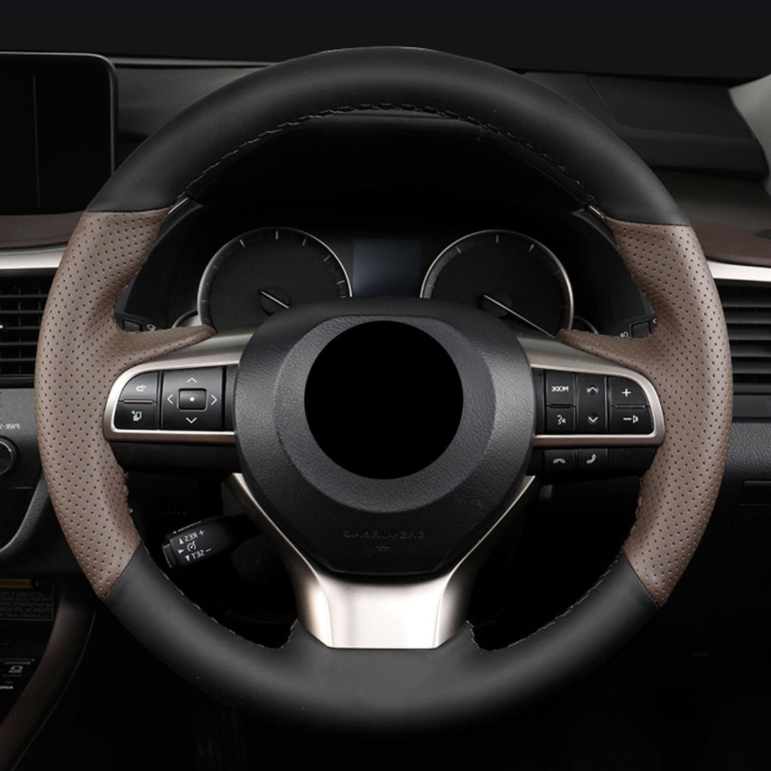LEXUS レクサス Alcantara 本革 スエード ハンドルカバー 編み込み式 オーダーメイド