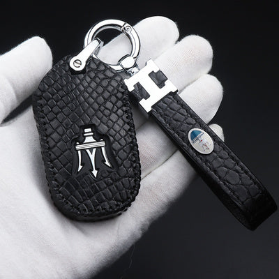 Maserati 高級本革 キーケース キーカバー レザー マセラティ 純正キー専用 汚れ 滑り 傷防止