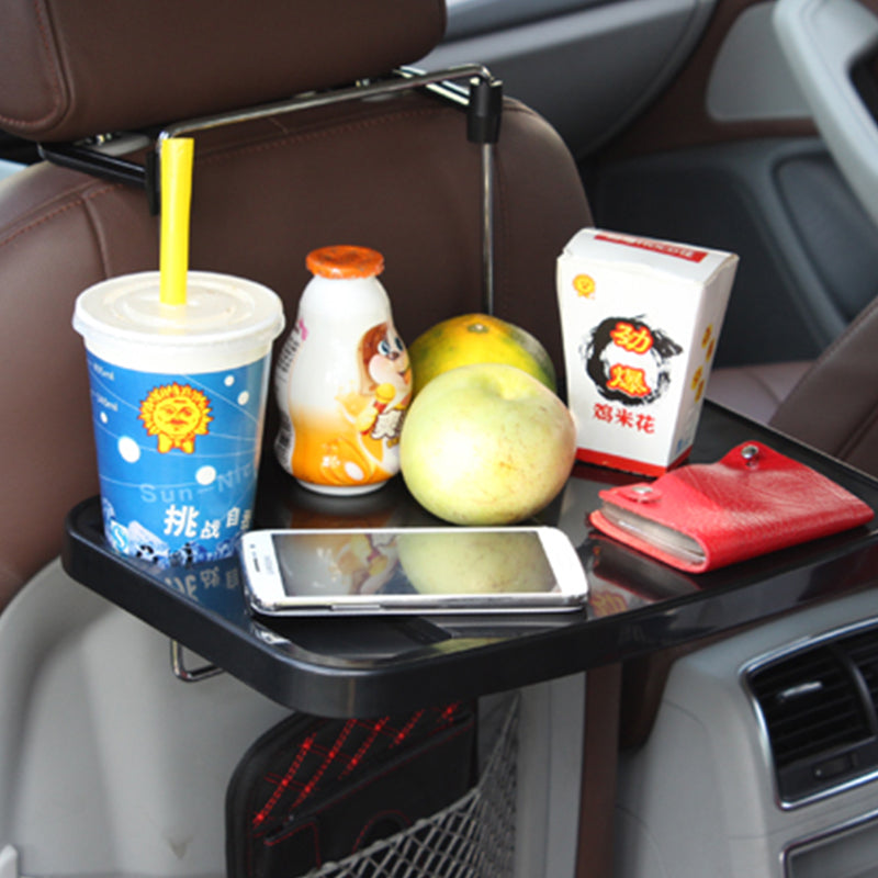 車載用テーブル テアリングホイール掛け カーデスク折りたたみ式 パソコン 食事 物置