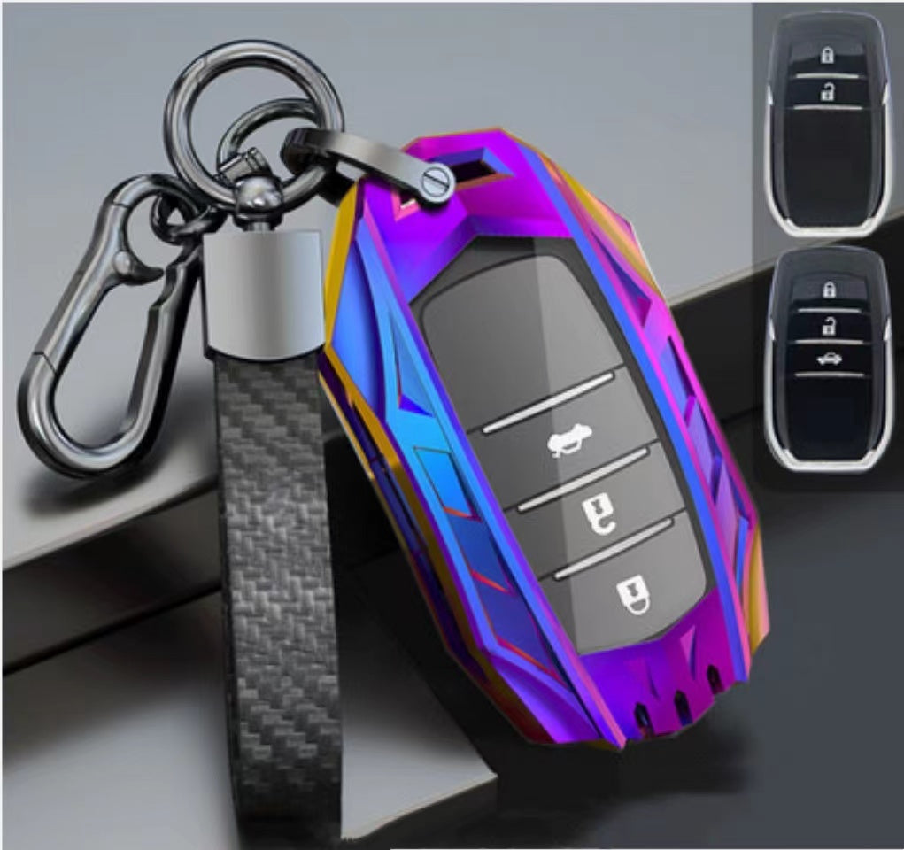 TOYOTA トヨタ車用 スマートキーケース キーカバー 質が軽い 高級金属 メカ感 かっこいい 防塵 防水