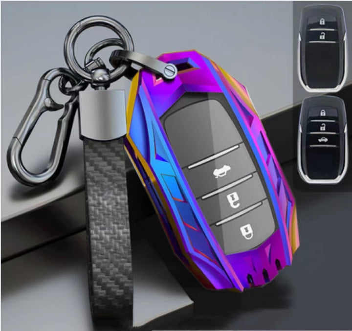 TOYOTA トヨタ車用 スマートキーケース キーカバー 質が軽い 高級金属 メカ感 かっこいい 防塵 防水