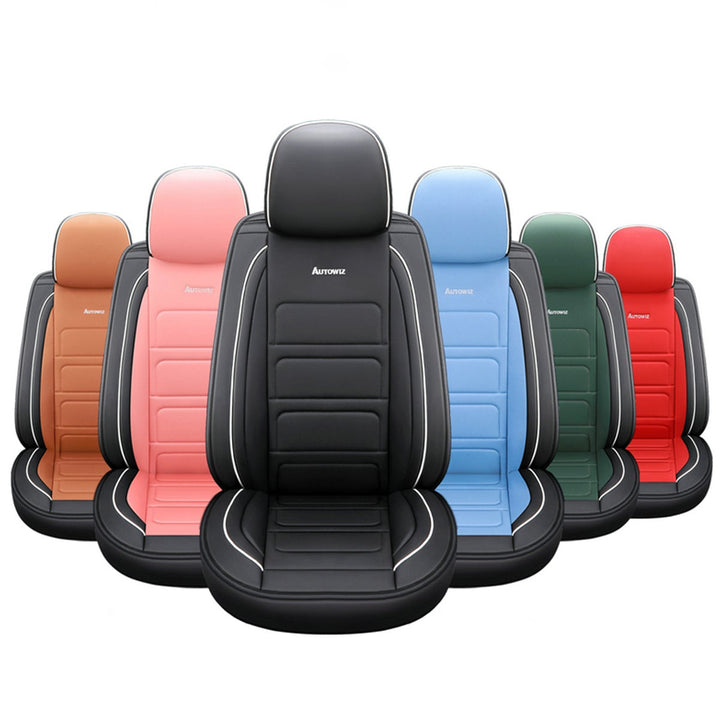 おしゃれ 汎用シートカバー クッション付き 6色レザー 防水防汚 耐久性 軽/普自動車 SUV
