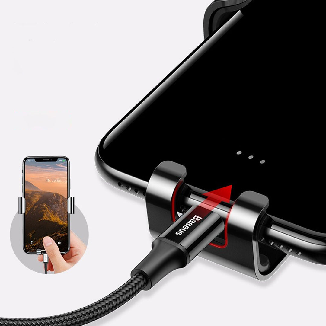 スマホホルダー 車 重力式自動開閉 角度調整 貼り付けタイプ 片手操作 多機種対応