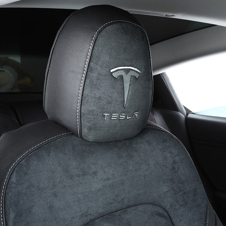 テスラ専用 車種専用設計 高級シートカバー JUSTFIT保証 スエードレザー おしゃれ 全席セット