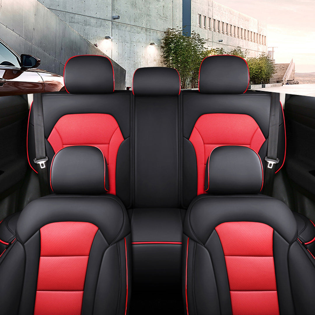 高級レザー シートカバー スポーツ感 6色 防水 オーダーメイド 耐久性 軽/普自動車 SUV