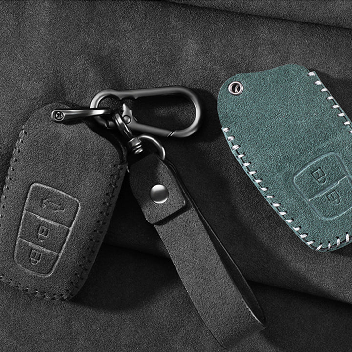 TOYOTAトヨタ車用 キーケース キーカバー ALCANTARA スエード素材 高級感 鍵を保護 汚れ&滑り＆傷防止