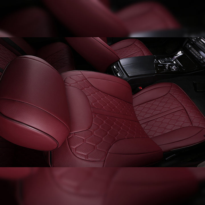 高品質シートカバー フィット感抜群 オーダーメイド 7色レザー 防水 軽/普自動車 SUV