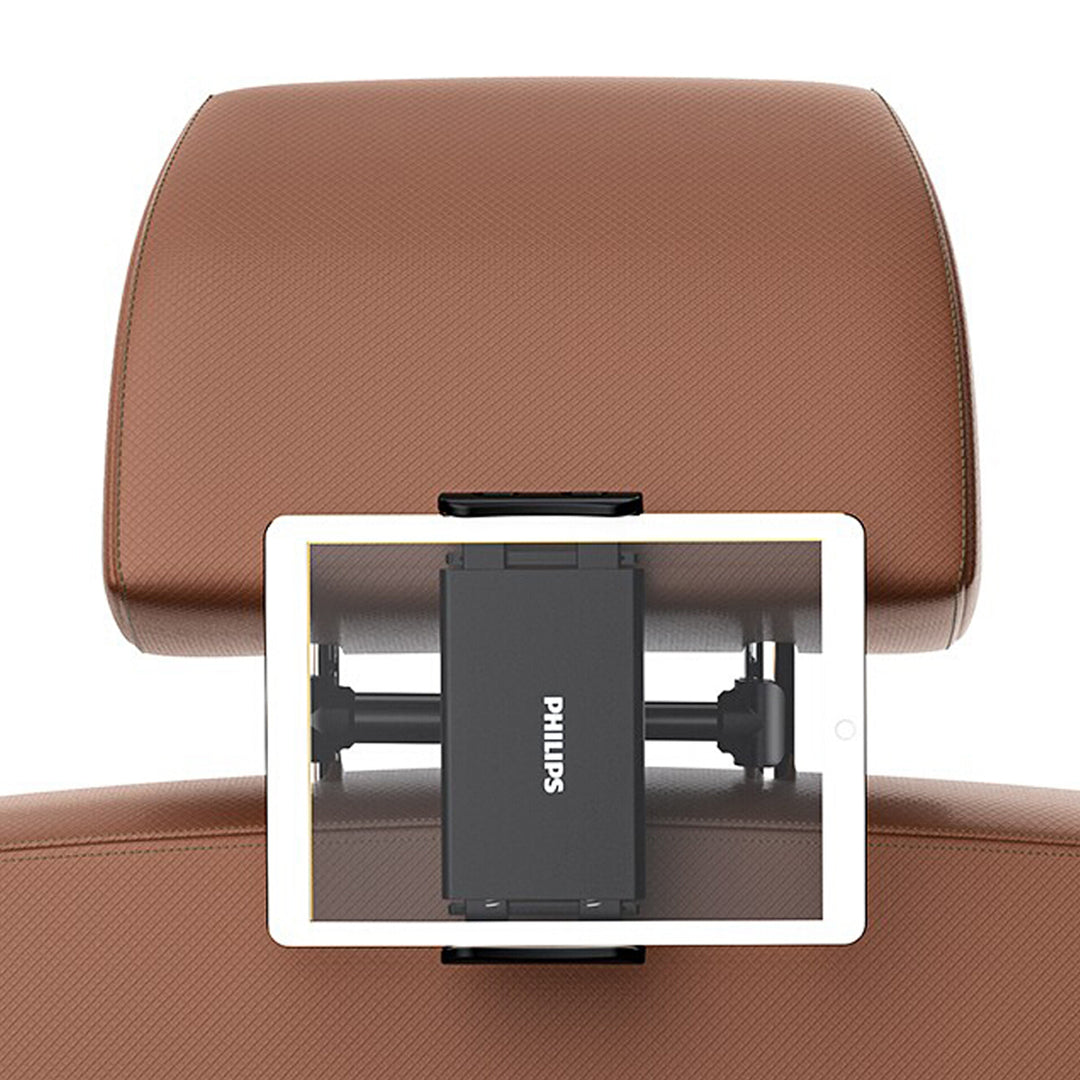 フィリップス タブレットホルダー スマホホルダー 車載 ヘッドレスト ipad 角度調整