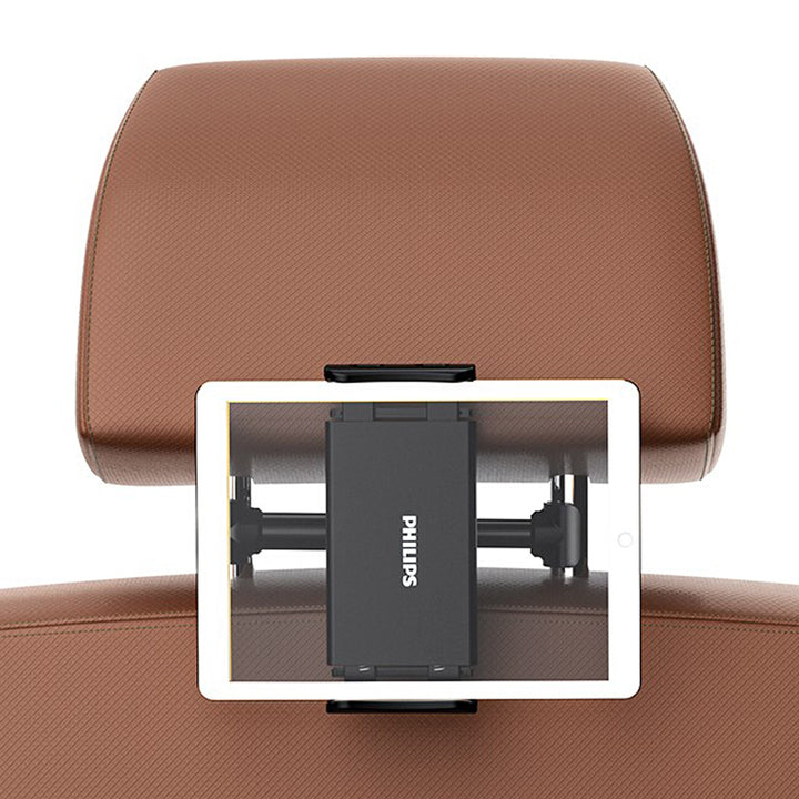 フィリップス タブレットホルダー スマホホルダー 車載 ヘッドレスト ipad 角度調整