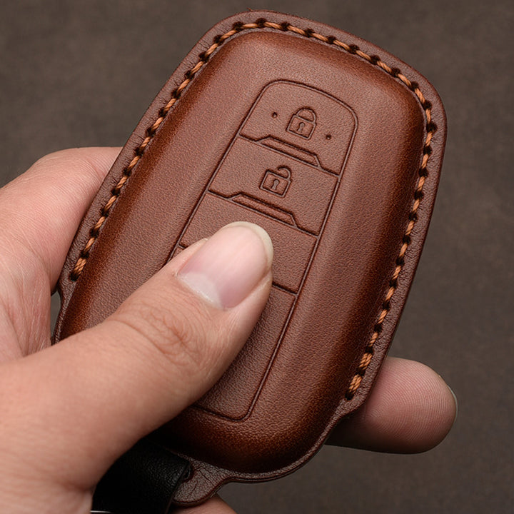 TOYOTA トヨタ車用 ケース スマートキーケース キーカバー 高級 本革 鍵を保護