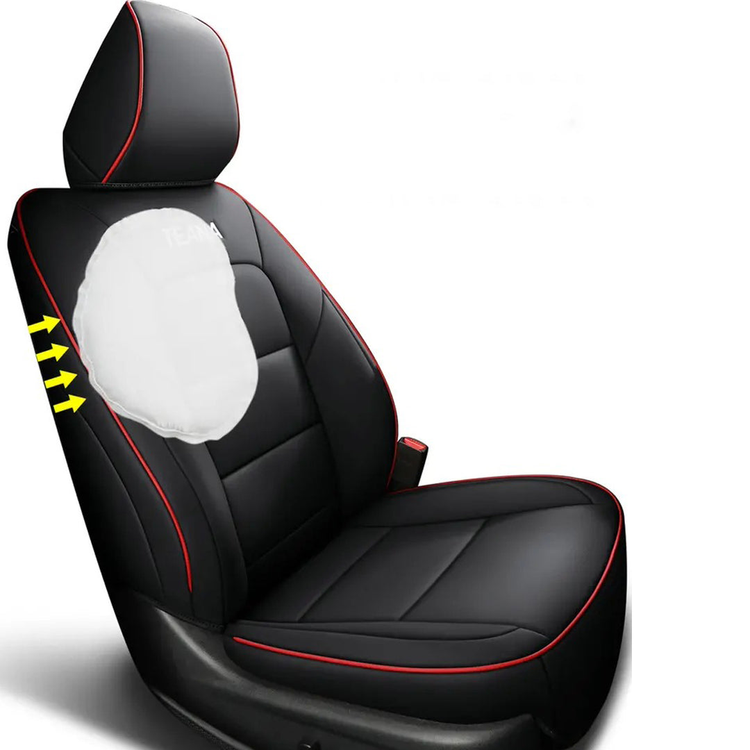 日産 ティアナ専用 耐久性抜群 高級シートカバー 通気防水 4色 カスタムロゴ 全席セット