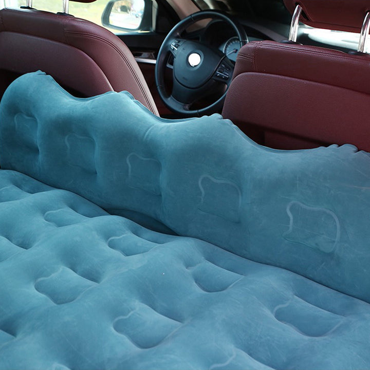 車中泊ベッド  かわいい 枕付き 電動ポンプ付属  キャンプ用品  エアーベッド  普通車 SUV
