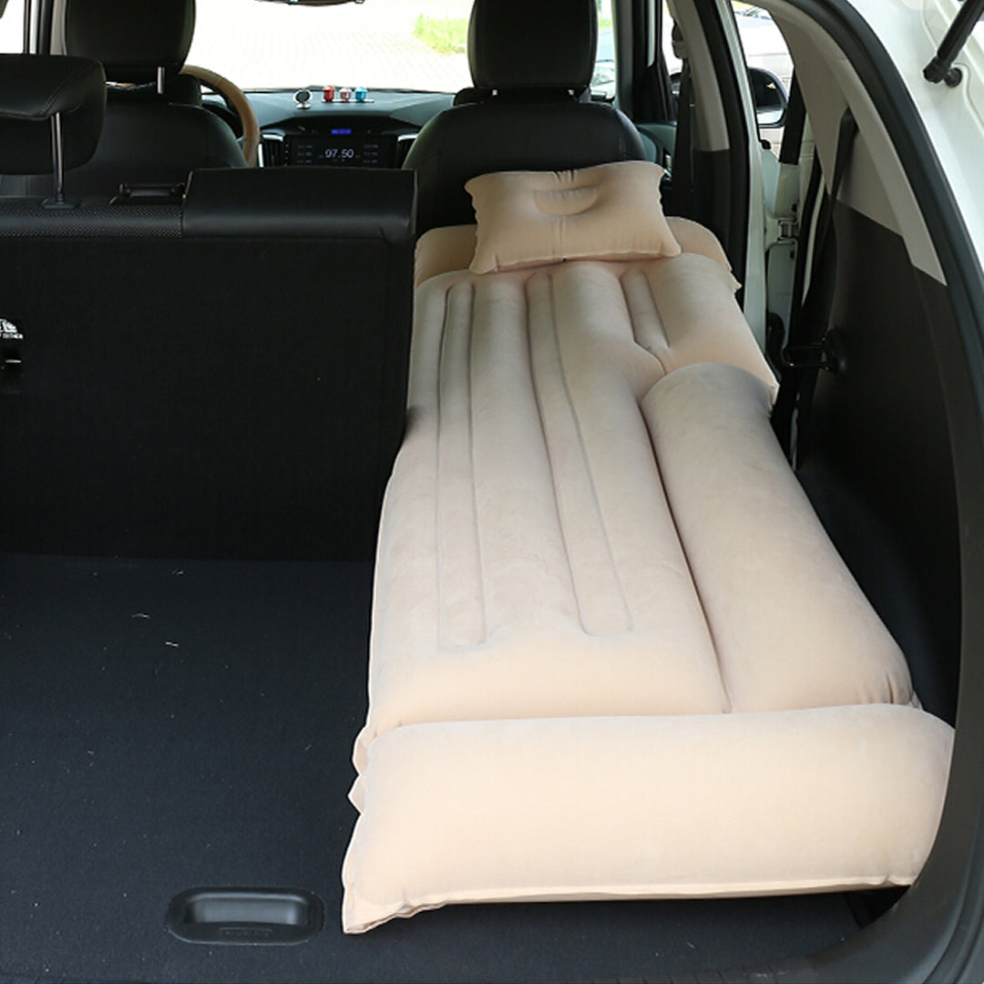 高級車中泊ベッド 枕付き 電動ポンプ付属  キャンプ用品  エアーベッド  普通車 SUV