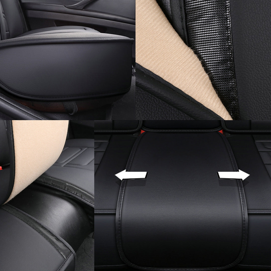 おしゃれ 汎用シートカバー クッション付き 6色レザー 防水防汚 耐久性 軽/普自動車 SUV