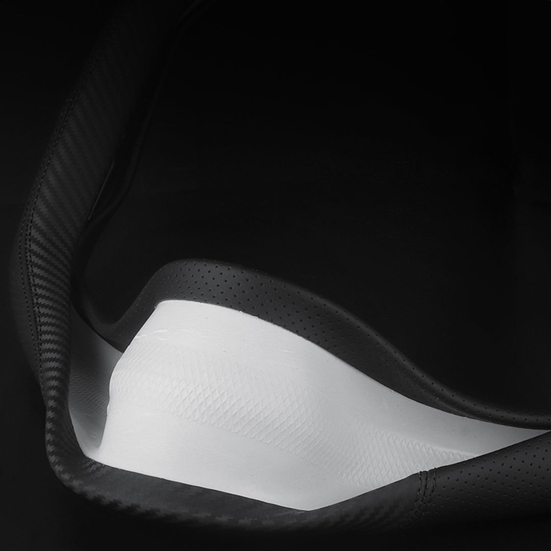 TOYOTA トヨタ 本革 高級ハンドルカバー グリップ感抜群 取り付け簡単 滑り止め 37~40CM