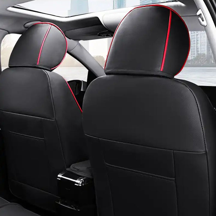 フォルクスワーゲン ポロ専用 高級シートカバー 防水 おしゃれ カスタムロゴ  全席セット