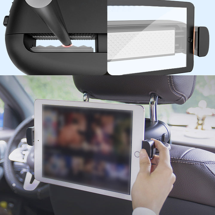 タブレットホルダー スマホホルダー 車載 ヘッドレスト 後部座席 ipad　カー用品
