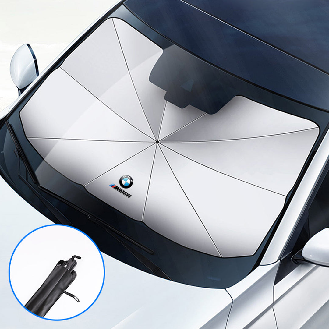 BMW専用 車用サンシェード 傘式 折り畳み式 遮光フロントシェード  日焼け対策  断熱遮光