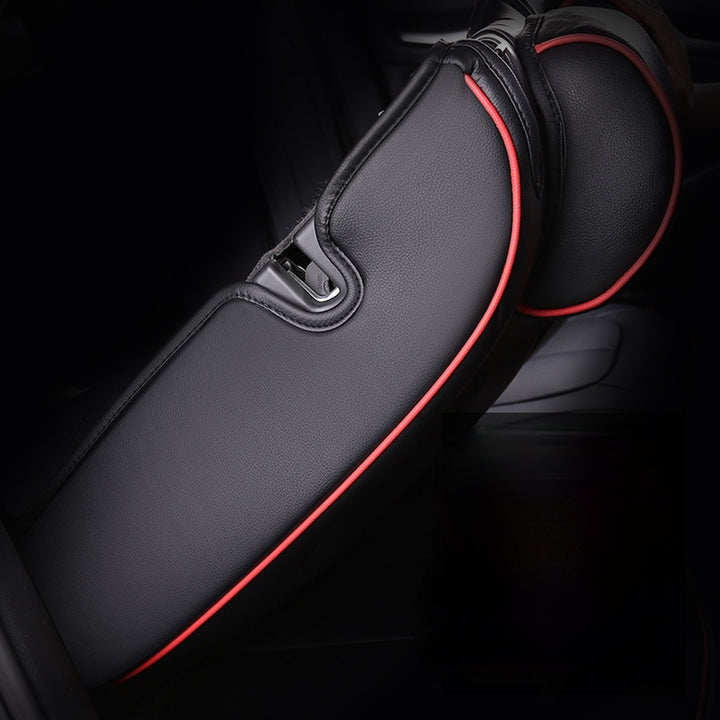 アウディ A3専用 高級シートカバー JUSTFIT保証 防水レザー カスタムロゴ 全席セット
