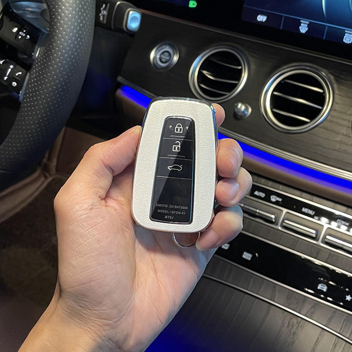 TOYOTA 車用 キーケース キーカバー 高級感 オシャレ 耐摩耗 耐久性 高品質レザー 傷 汚れ防止 軽量 防水 鍵を保護