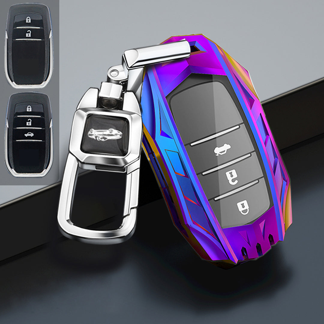 TOYOTA トヨタ車用 スマートキーケース キーカバー 質が軽い 高級金属 メカ感 かっこいい 防塵 防水