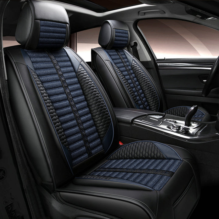 リネン製 汎用シートカバー フィット感抜群 4色 通気防水 耐摩耗性 軽/普自動車 SUV