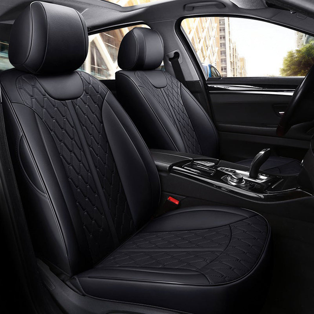 高品質シートカバー フィット感抜群 オーダーメイド 7色レザー 防水 軽/普自動車 SUV