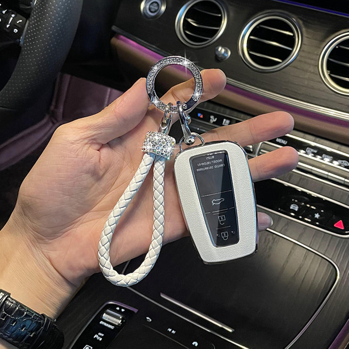TOYOTA 車用 キーケース キーカバー 高級感 オシャレ 耐摩耗 耐久性 高品質レザー 傷 汚れ防止 軽量 防水 鍵を保護