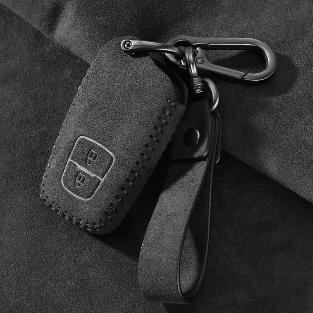 TOYOTAトヨタ車用 キーケース キーカバー ALCANTARA スエード素材 高級感 鍵を保護 汚れ&滑り＆傷防止