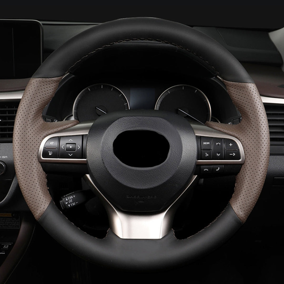 LEXUS レクサス Alcantara 本革 スエード ハンドルカバー 編み込み式 オーダーメイド