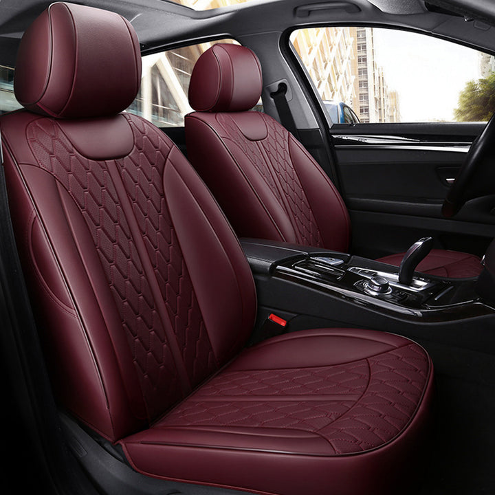 高品質シートカバー フィット感抜群 オーダーメイド 7色レザー 防水 軽/普自動車 SUV